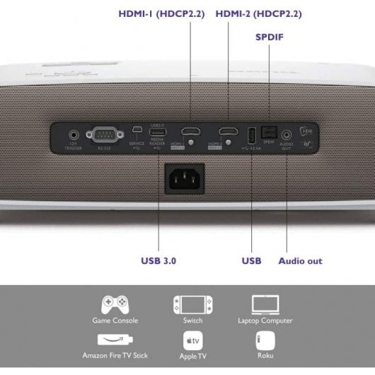 BenQ W2700i Proyector ANSI DLP 4K UHD 3000 Lúmenes