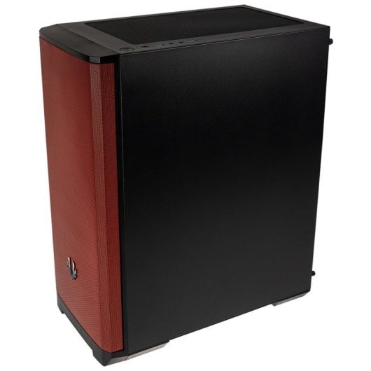 BitFenix Nova Mesh SE TG Cristal Templado USB 3.1 ARGB Negra/Roja