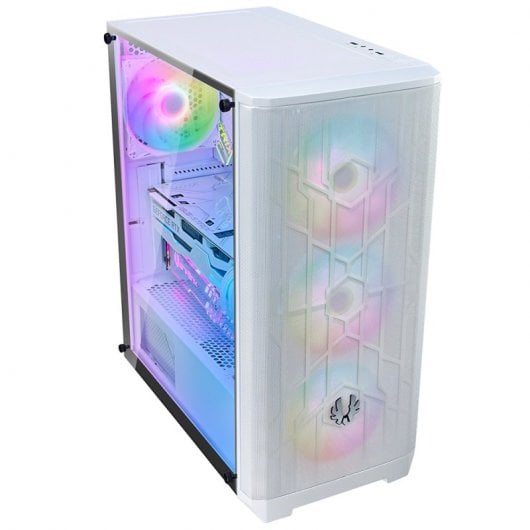 BitFenix Nova Mesh SE TG Cristal Templado USB 3.1 ARGB Blanca