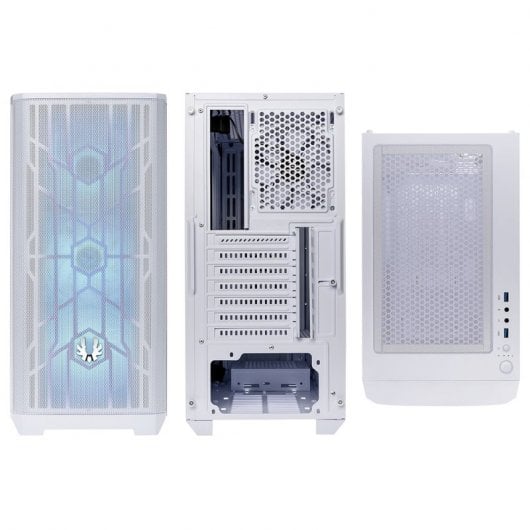 BitFenix Nova Mesh SE TG Cristal Templado USB 3.1 ARGB Blanca