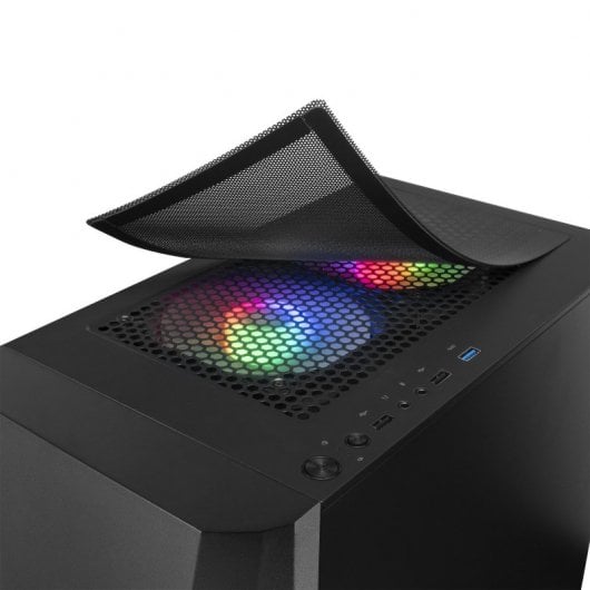 Mars Gaming MCONE RGB mit USB 3.0, schwarzes Fenster