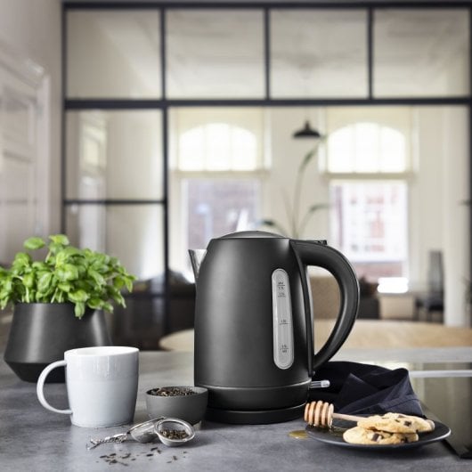 Princess 236032 Wasserkocher 1,7 l 2200 W Schwarz, Edelstahl