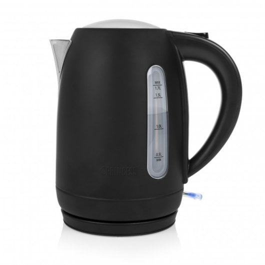Princess 236032 Wasserkocher 1,7 l 2200 W Schwarz, Edelstahl