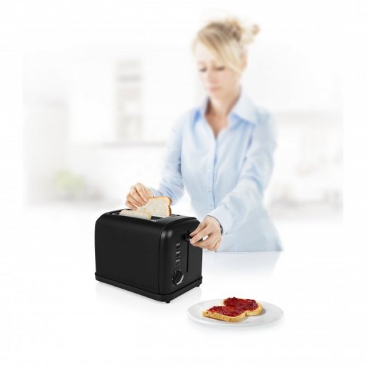Princess 142396 Tostadora 2 Ranuras 950W Negra