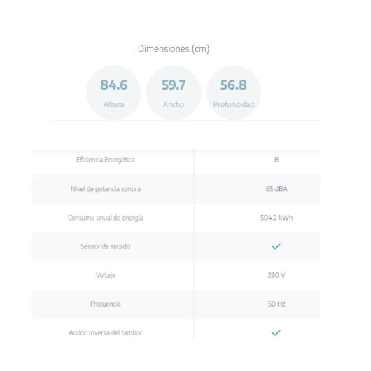 Beko DU 7111 GA1 Máquina de Secar de Condensação 7Kg B Branca