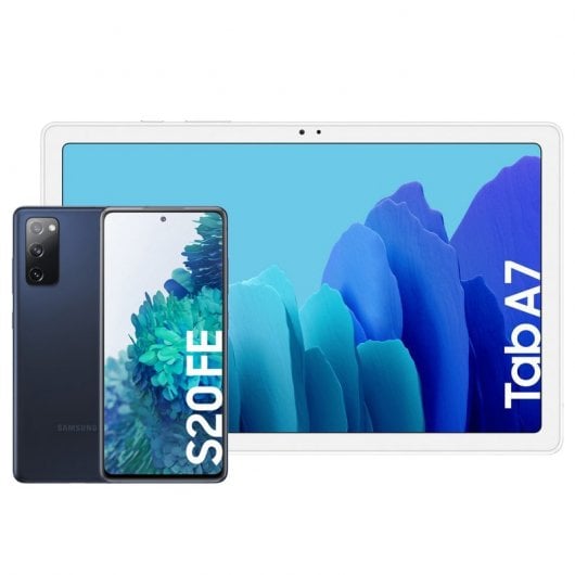 Samsung Pack Galaxy S20 FE 8/256GB Azul Libre + Galaxy Tab A7 10.4" 32GB WiFi Plata