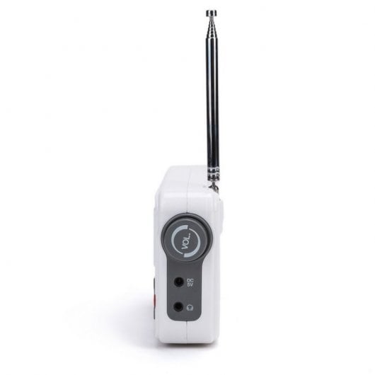 Nk NK-AB1904 Radio Portátil FM/AM Vintage Blanca