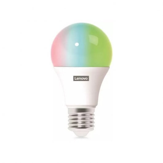 Lenovo Pack Smart Clock Reloj Despertador Inteligente con Asistente de Google Gris + Smart Bulb LED RGB Color Wifi E27 8