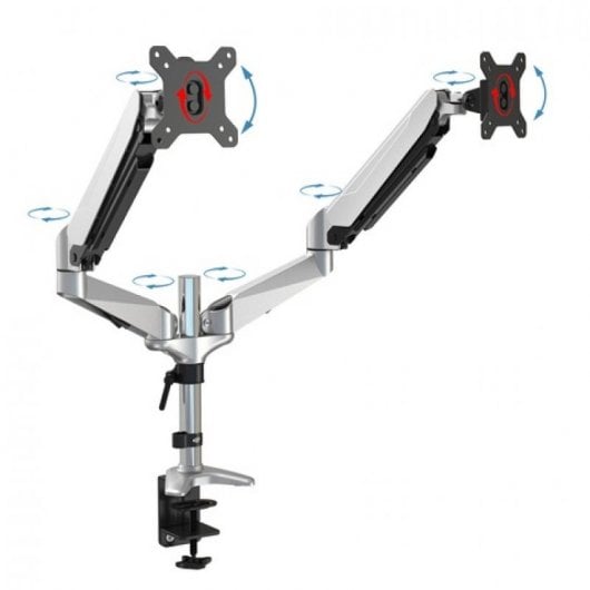 Digitus Suporte Duplo para Monitor 15"/27" VESA 100x100 8Kg