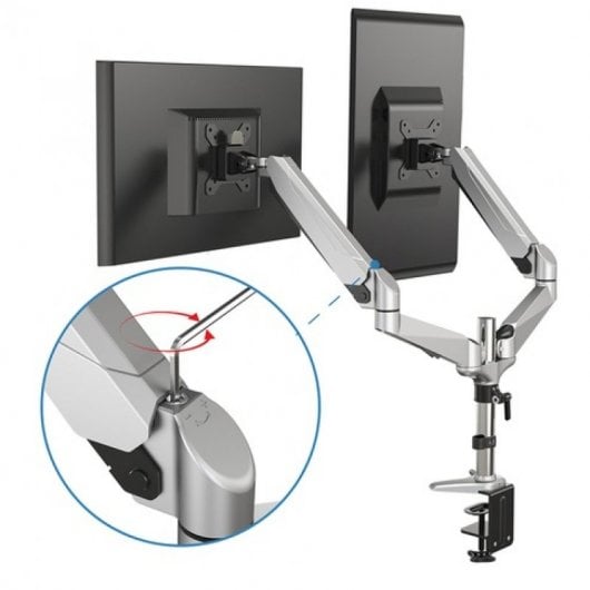Digitus Suporte Duplo para Monitor 15"/27" VESA 100x100 8Kg