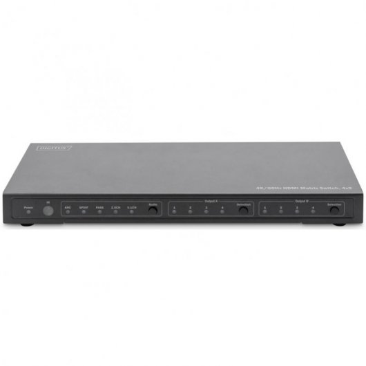 Digitus Matrix Switch HDMI con Audio 4x2 4K/60Hz Negro