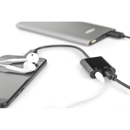Digitus Adaptador USB-C a USB-C/Jack 3.5mm Negro