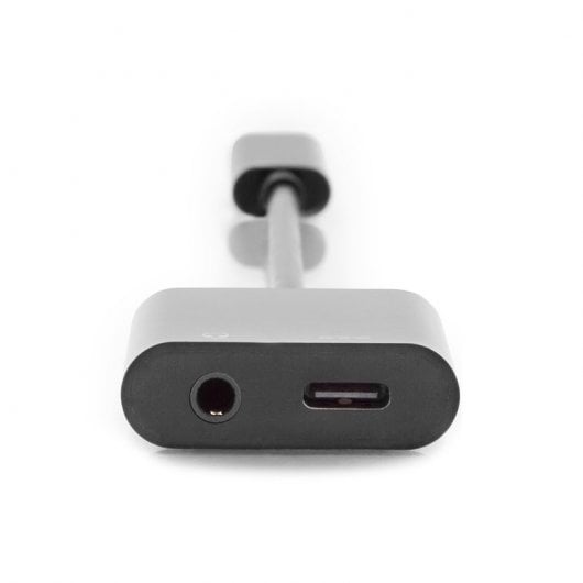 Digitus Adaptador USB-C a USB-C/Jack 3.5mm Negro
