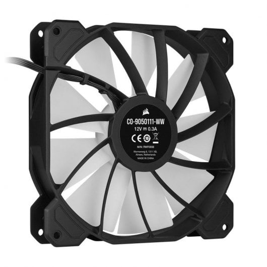 Kit double ventilateur Corsair iCUE SP140 RGB ELITE Performance 140 mm PWM iCUE Lighting Node CORE