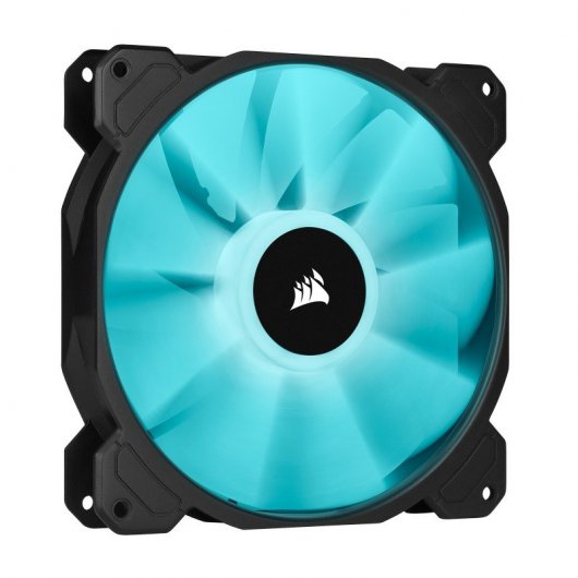 Kit double ventilateur Corsair iCUE SP140 RGB ELITE Performance 140 mm PWM iCUE Lighting Node CORE