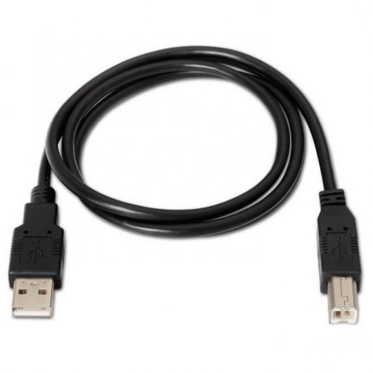 Aisens Cable para Impresora USB-A 2.0 a USB-B Macho/Macho 4.5m Negro