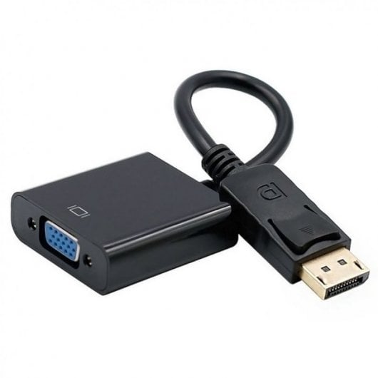 Aisens Adaptador DisplayPort para SVGA Macho/Fêmea 15cm Preto