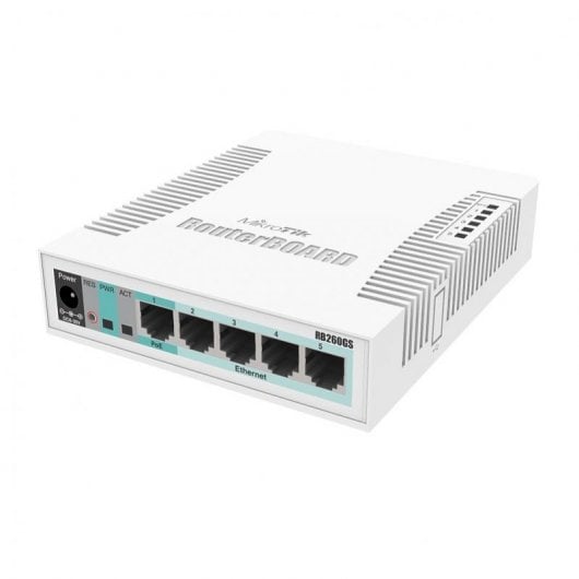Commutateur MikroTik RB260GS 5 ports Gigabit + 1 SFP