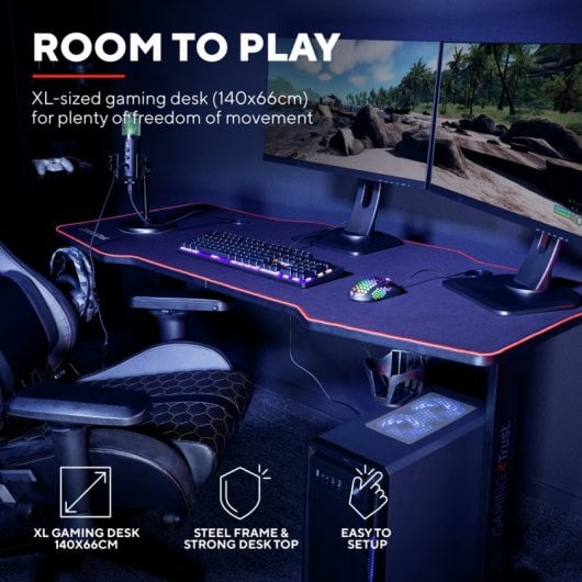 Trust GXT 1175 Imperius XL Mesa Gaming