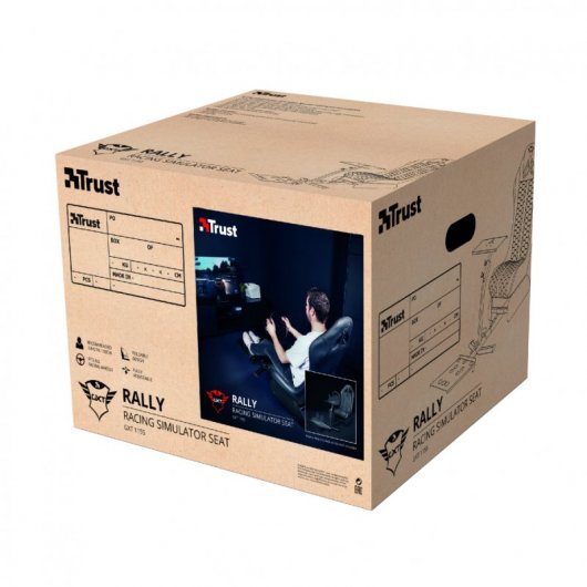 Trust GXT 1155 Silla Racing Simulator Negra
