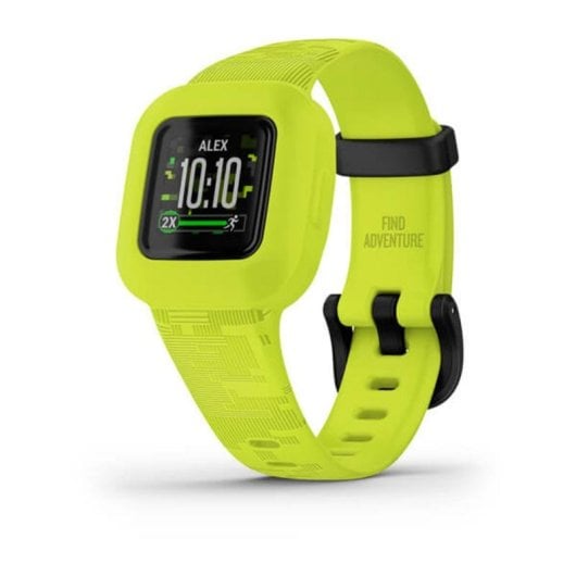 Garmin Vivofit Jr3 Bluetooth 34mm MIP Vert M/L Étanche 5 ATM Pulsomètre Suivi Sommeil