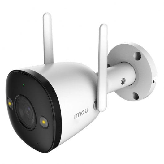 Imou Bullet 2 Full HD (2Mp) Telecamera di sicurezza Wifi da esterno Full color con sirena e faretto