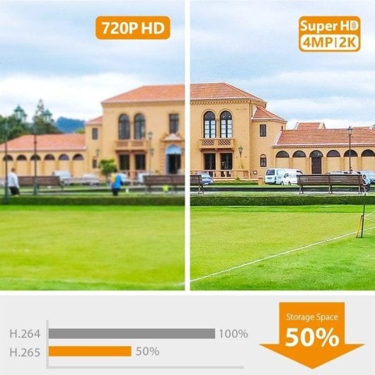 Überwachungskamera Imou Bullet 2 4MP 2K Nachtsicht Außen KI Alarm Zwei-Wege-Audio