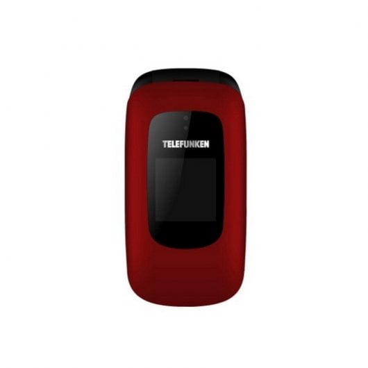 Telefunken TM 250 IZY Teléfono con Tapa Rojo Libre