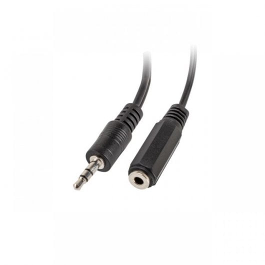Lanberg Adaptador 1xJack 3.5mm para 2xJack 3.5mm Macho/Fêmea 10cm Preto