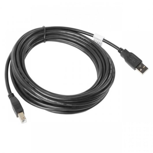 Lanberg Cavo USB 2.0 Da USB A Maschio A USB C Maschio, Lunghezza 1 Metro, Colore Nero
