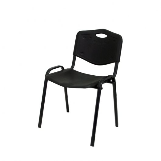 Piqueras y Crespo Robledo Pack de 2 Sillas PVC Negro