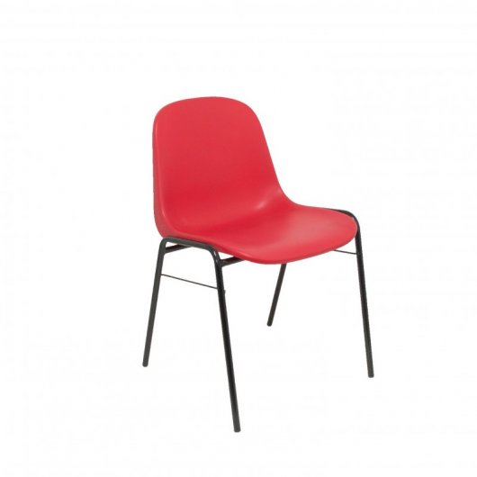 Piqueras y Crespo Alborea Pack 4 Sillas Rojo
