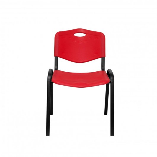 Piqueras y Crespo Robledo Pack de 4 Sillas PVC Rojo