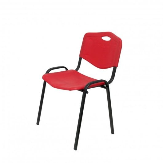 Piqueras y Crespo Robledo Pack de 4 Sillas PVC Rojo