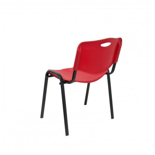 Piqueras y Crespo Robledo Pack de 4 Sillas PVC Rojo