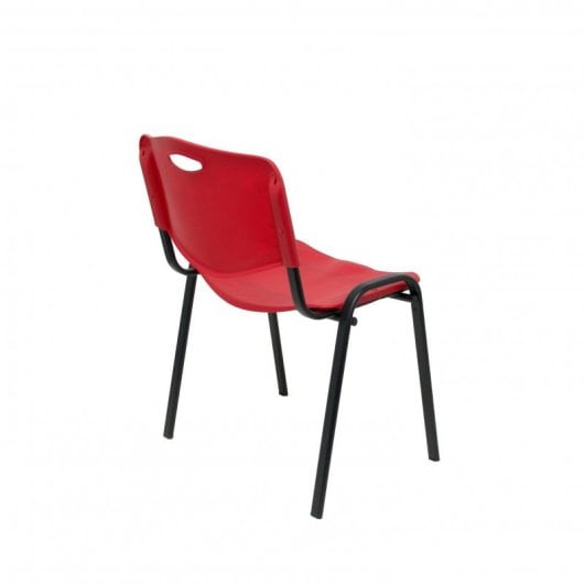 Piqueras y Crespo Robledo Pack de 4 Sillas PVC Rojo