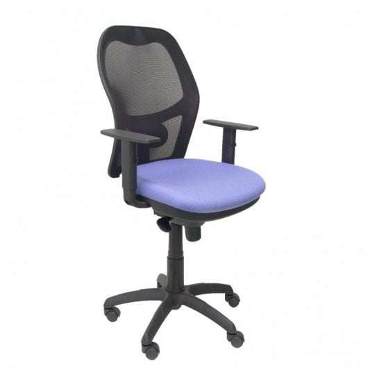 Piqueras y Crespo Jorquera Silla Malla Negro Asiento Azul Claro