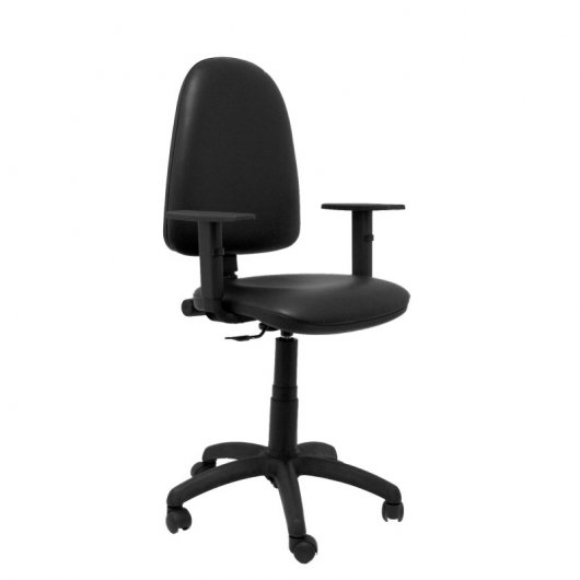 Piqueras y Crespo Ayna Chaise en similicuir avec accoudoirs réglables Noir