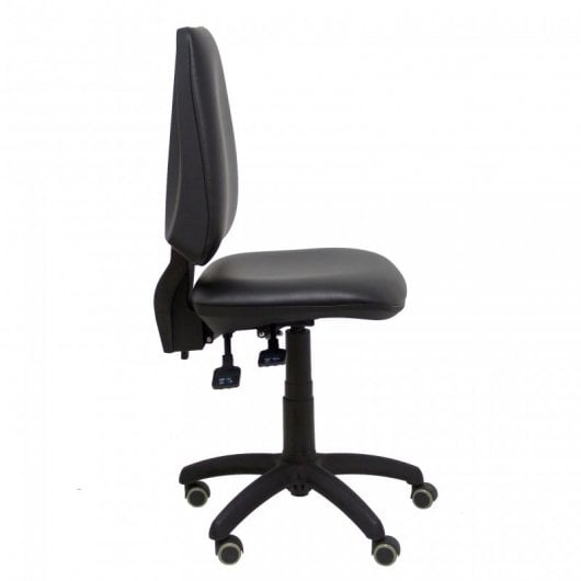 Piqueras y Crespo Elche Silla Asincro Similpiel Negro Ruedas de Parqué