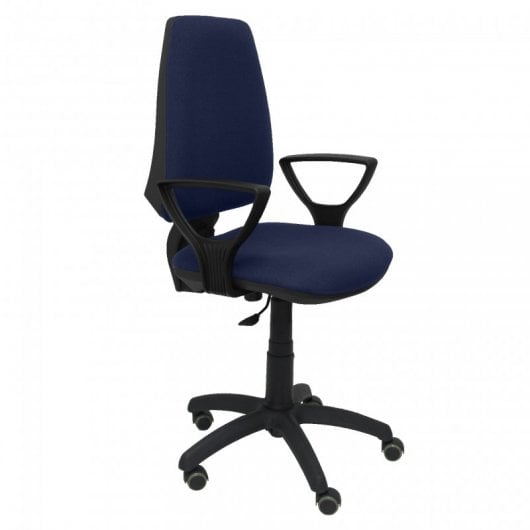 Piqueras y Crespo Elche CP Silla Bali Azul Marino Brazos Fijos Ruedas de Parquet