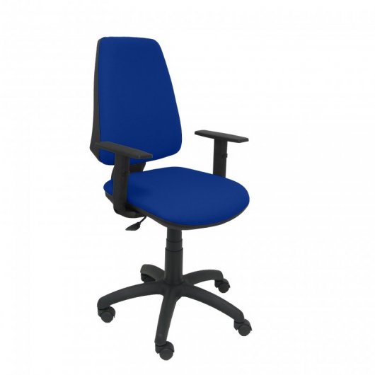 Sedia Piqueras y Crespo Elche CP con braccioli regolabili Bali Blu