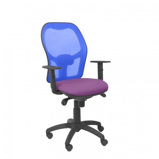 Piqueras y Crespo Jorquera Silla Malla Azul Asiento Bali Lila