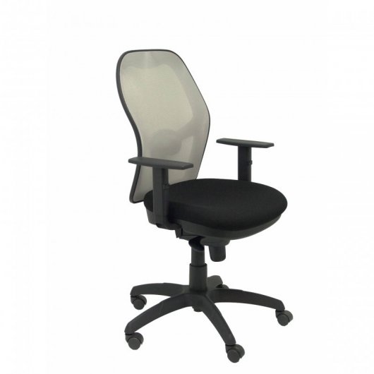 Piqueras y Crespo Jorquera Silla Malla Gris Asiento Bali Negro