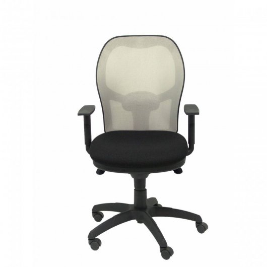 Piqueras y Crespo Jorquera Silla Malla Gris Asiento Bali Negro