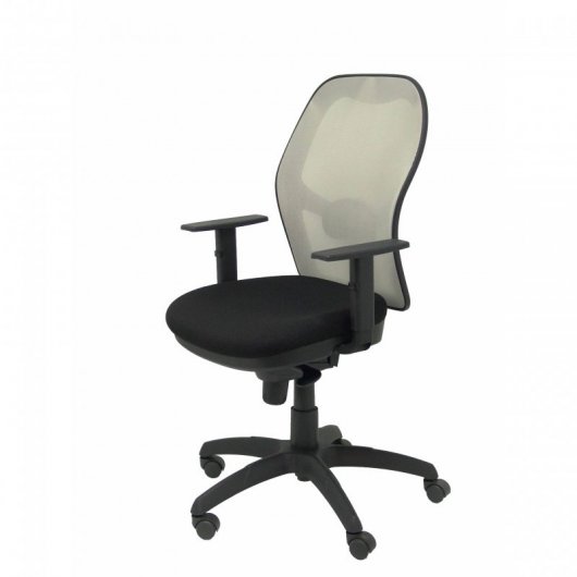 Piqueras y Crespo Jorquera Silla Malla Gris Asiento Bali Negro