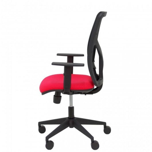 Piqueras y Crespo Motilla Silla Malla Brazo Regulable Negra Asiento Bali Rojo