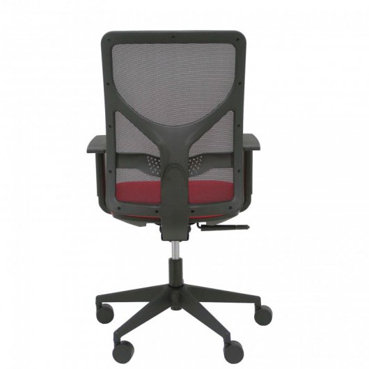 Piqueras y Crespo Motilla Silla Malla Brazo Regulable Negra Asiento Bali Rojo