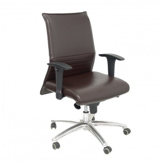 Piqueras y Crespo Albacete Confidente Fauteuil en simili cuir avec mousse à mémoire de forme chocolat