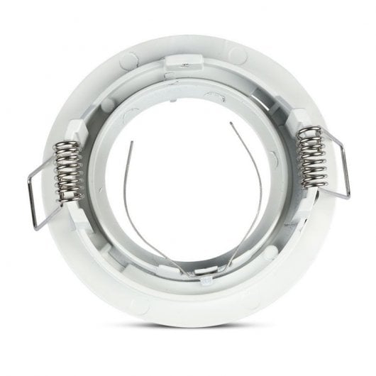 V-Tac Aro Empotrable para Bombillas GU10 81x34mm Blanco