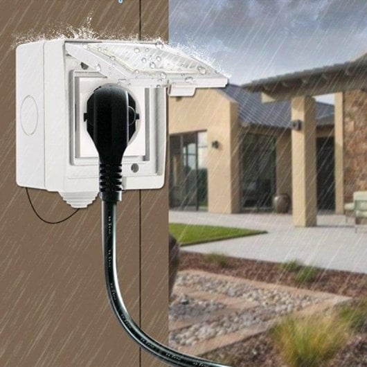 V-Tac Enchufe Inteligente WiFi Blanco